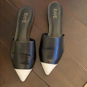 RAYE flat slides from Revolve